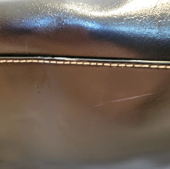 Wilson's Leather women's business tote bag in black - Picture 6 of 10